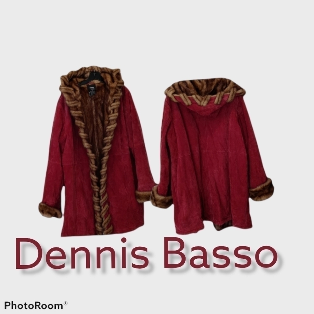 NWT Dennis Basso 2X Genuine Leather suede.penny Lane Romantic - Picture 3 of 16